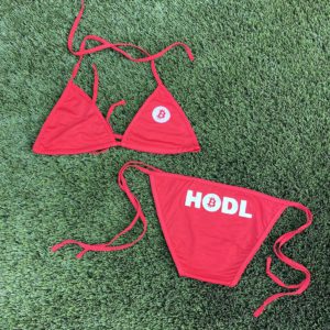The Original Bitcoin HODL Bikini in Red
