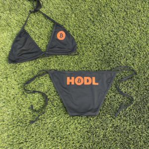 The Original Bitcoin HODL Bikini in Black